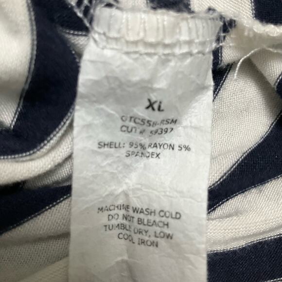 Green Envelope Los Angeles Women’s Classic Striped Sleeveless Top Size XL - Picture 8 of 8